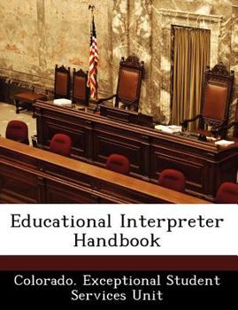 Paperback Educational Interpreter Handbook Book