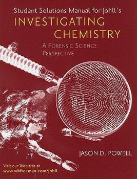 Paperback Investigating Chemistry: A Forensic Science Perspective: Student Solutions Manual Book