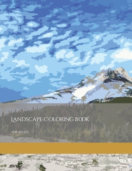 Paperback Landscape Coloring Book: for adults Book