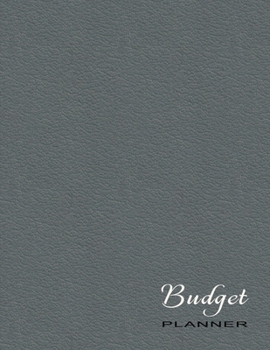 Paperback Budget Planner: Expense Tracker - Undated Budgeting Organizer Book for Home Use - Simple & Flexible Design - Minimalist Textured Gray Book