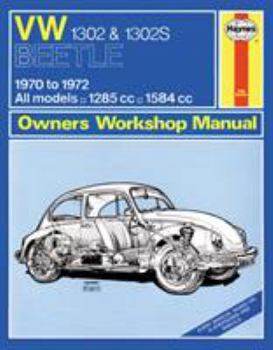 Paperback VW 1302S Super Beetle Owner's Workshop Manual Book