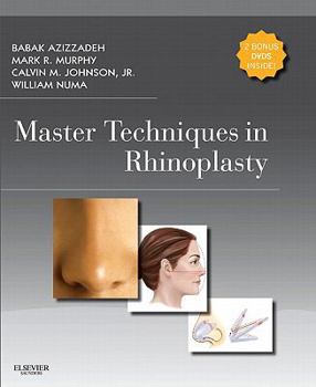 Hardcover Master Techniques in Rhinoplasty with DVD Book