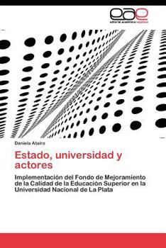 Paperback Estado, universidad y actores [Spanish] Book