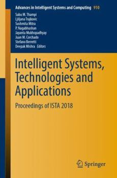 Paperback Intelligent Systems, Technologies and Applications: Proceedings of Ista 2018 Book
