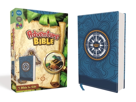 Imitation Leather Niv, Adventure Bible, Leathersoft, Blue, Full Color Book