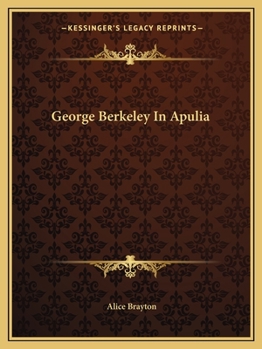 George Berkeley In Apulia