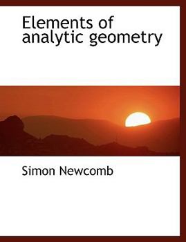 Paperback Elements of Analytic Geometry [Large Print] Book