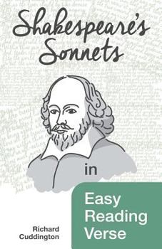 Paperback Shakespeare's Sonnets in Easy Reading Verse Book