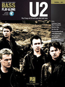 Paperback U2 - Bass Play-Along Volume 41 Book/Online Audio [With CD (Audio)] Book