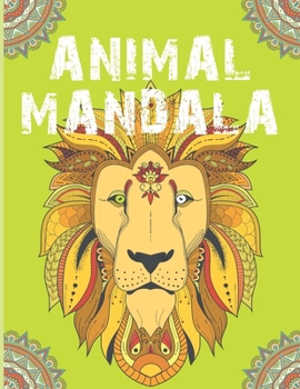 Paperback animal mandala coloring book for kids animals patterns doodles: Cute animal mandala coloring book for kids ages 6-12 with 50 cute mandalas to color .. Book