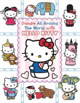 Paperback Doodle All Around the World with Hello Kitty Book