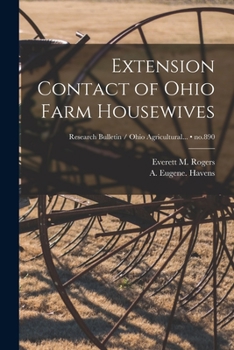 Paperback Extension Contact of Ohio Farm Housewives; no.890 Book