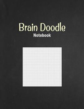 Paperback Brain Doodle Notebook: 1/10" Graph Ruling, 100 Pages Book