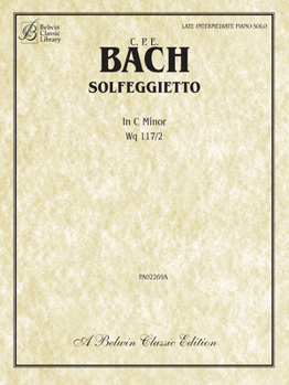 Paperback Solfegietto in C Minor, Wq117/2: Sheet Book