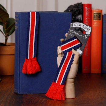Misc. Book Scarf Bookmark - Red, White & Blue Book