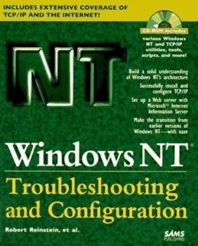 Paperback Windows NT Troubleshooting and Configuration [With Diskeeper Lite, Convoy Cluster Software, Ultrabac] Book