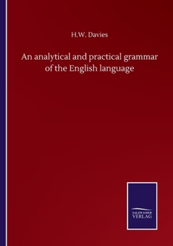 Paperback An analytical and practical grammar of the English language Book