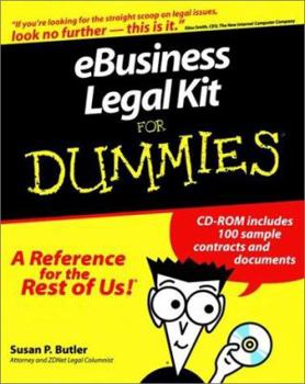Paperback Ebusiness Legal Kit for Dummies? [With CDROM] Book