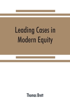 Paperback Leading cases in modern equity Book