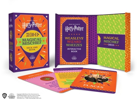 Cards Harry Potter Weasley & Weasley Magical Mischief Deck and Book