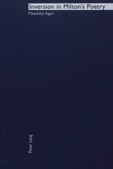Paperback Inversion in Milton's Poetry Book