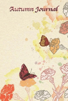 Paperback Autumn Journal: Seasonal Diary Prompt Journal Book