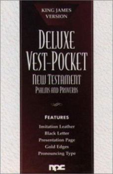 Paperback Deluxe Vest-Pocket New Testament with Psalms and Proverbs: King James Version Book