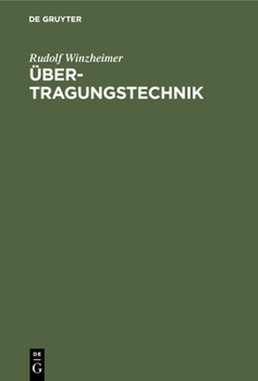 Hardcover Übertragungstechnik [German] Book