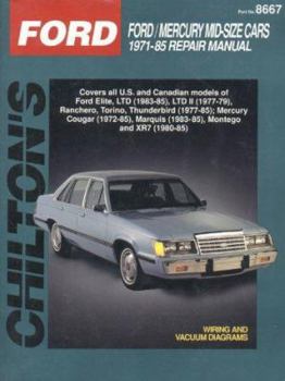 Paperback Ford Mid-Size Cars, 1971-85 Book