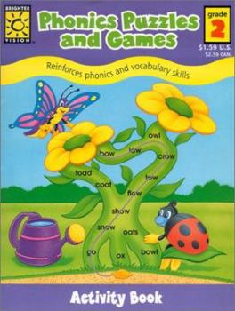 Paperback Phonics Puzzles and Games-Grade 2 (Value Priced Line) Book