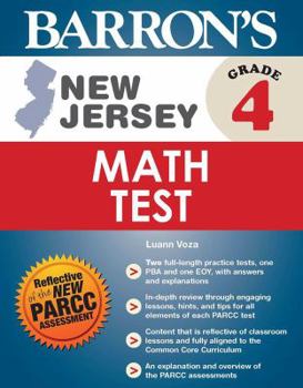 Paperback New Jersey Grade 4 Math Test Book