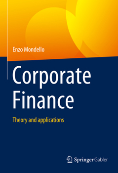 Hardcover Corporate Finance: Theory and Applications Book