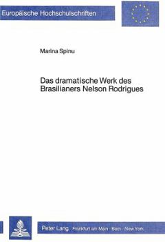 Paperback Das Dramatische Werk Des Brasilianers Nelson Rodrigues [German] Book