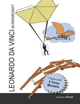 Paperback Leonardo Da Vinci | In papercraft Book