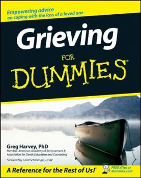 Paperback Grieving for Dummies Book