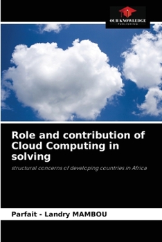 Paperback Role and contribution of Cloud Computing in solving Book