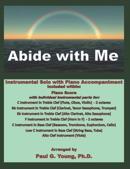 Paperback Abide with Me: Instrumental Solo with Piano Accompaniment Book