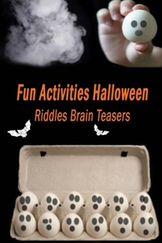 Paperback Fun Activities Halloween: Riddles Brain Teasers: Kids Activities Book