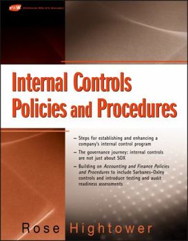 Paperback Internal Controls Policies and Procedures Book