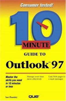 Paperback 10 Minute Guide to Outlook 97 Book
