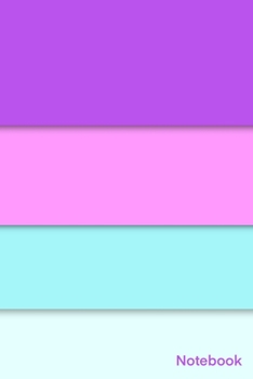 Notebook: Simple And Elegant eye pleasing colorful Notebook Colors :Heliotrope-Lavender Rose-Charlotte-Tranquil/Lined and numbred Notebook  / Journal Gift, 120 Pages, 6x9, Soft Cover, Matte Finish