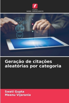 Paperback Geração de citações aleatórias por categoria [Portuguese] Book