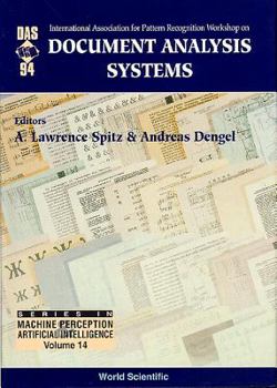 Hardcover Document Analysis Systems - Proceedings of the International Association for Pattern Recognition Workshop Book