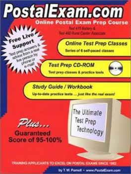 CD-ROM PostalExam.com Online Postal Exam Prep Course: Test 460 Rural Carrier Associate Book