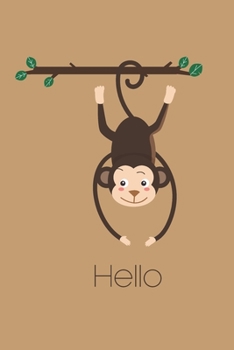 Monkey: Monkey notebook gift (6*9) inchs (legal ruled) 6 x 9 Journal with 110 pages