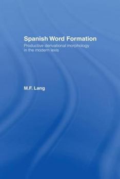 Hardcover Spanish Word Formation Book