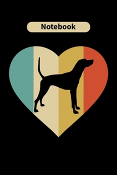 Notebook: PLOTT HOUND Dog Lover Gift for Dog Owners Diary | Blank Date & Blank Lined Notebook Journal | 6x9 Inch 120 Pages White Paper