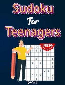 Paperback Sudoku For Teenagers: Fun Puzzle Book for Teenagers -sudoku puzzle for teenagers age 13-17 [Large Print] Book