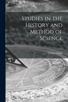 Paperback Studies in the History and Method of Science; v.1 Book