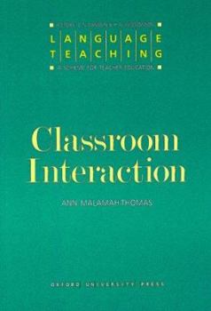 Language Teaching Class Interaction - Book  of the Language Teaching: A Scheme for Teacher Education